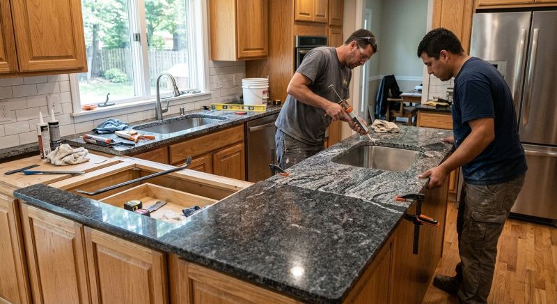 Countertop Renovation in Lake County, IL