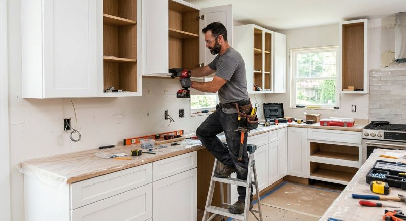 Wall Cabinets Installation in Bloomington, IN